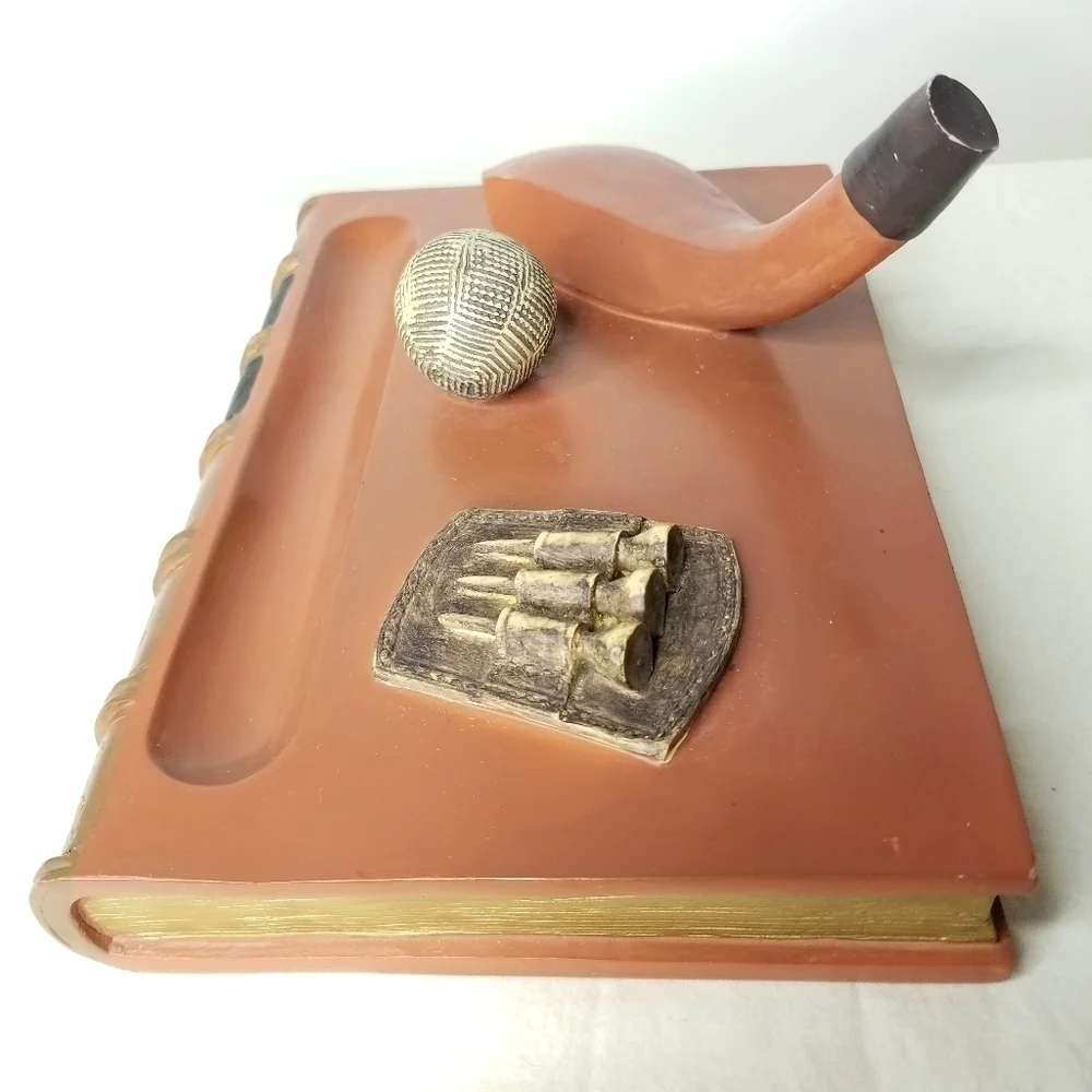 Rules of Golf Desk Pen Holder Figurine Sculpture